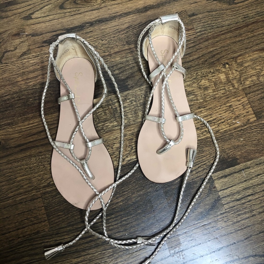 Splendid wrap up sandals